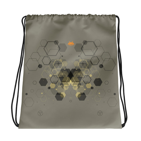 Hexagon Vibe Drawstring bag
