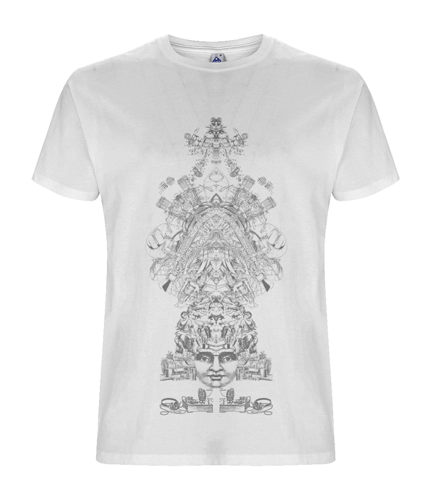 Alpha Centauri - White Organic T-shirt