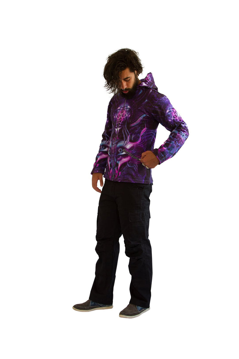 Hooded  Zip Jacket : Violet Foxy Lady