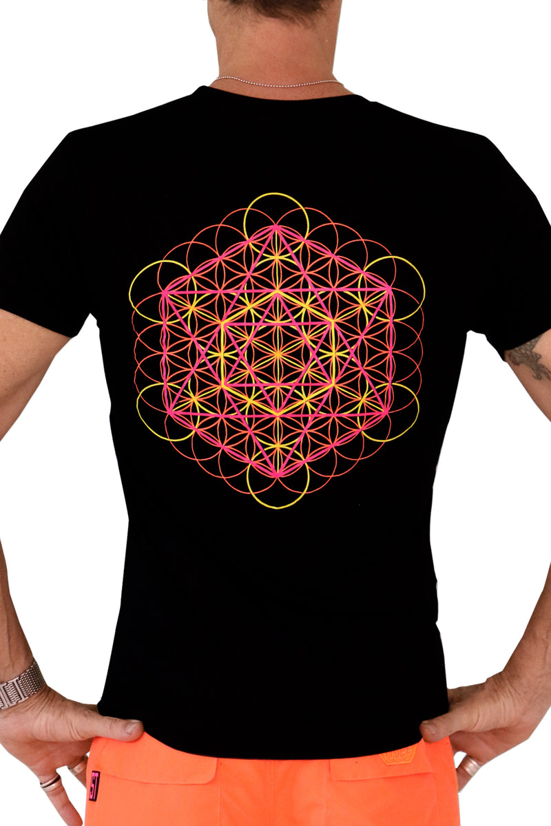 Symbol Print T-Shirt : Metatronic Fire