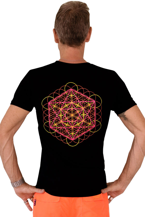 Symbol Print T-Shirt : Metatronic Fire