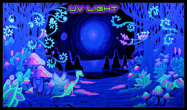 UV Wallhanging : Space Jungle