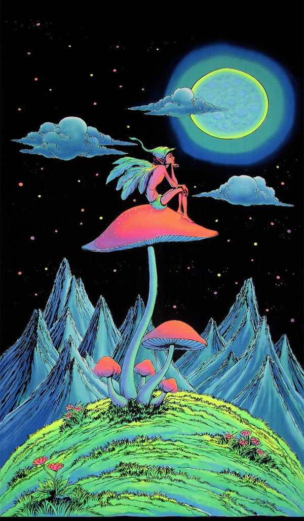 UV Wallhanging : Mushroom Fairy