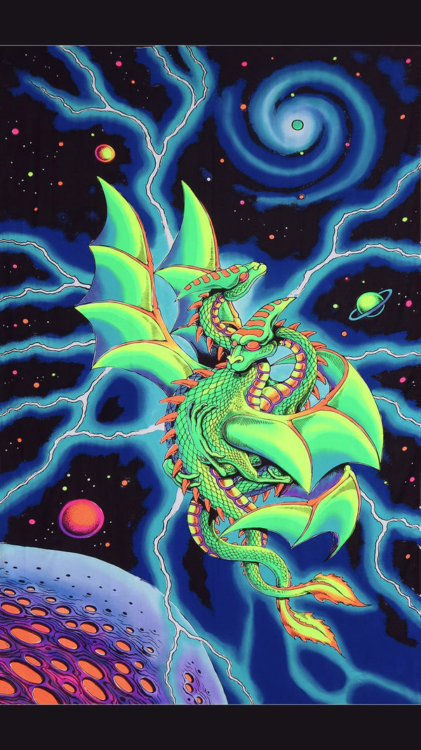 UV Wallhanging : Space Dragons