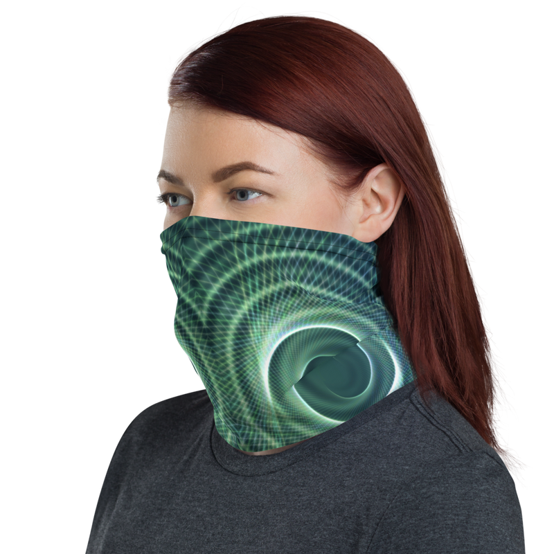 Green Spiral Dust Mask