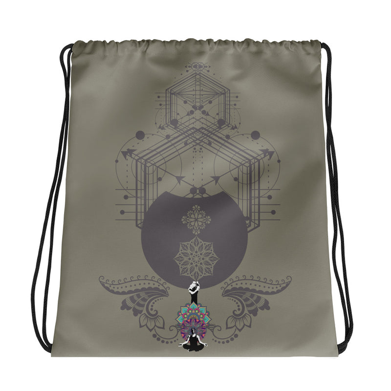 Sacred Geomatry Dream Drawstring bag