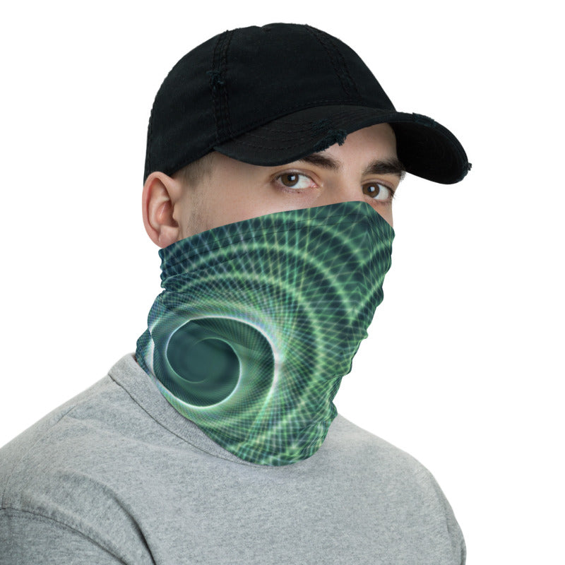 Green Spiral Dust Mask